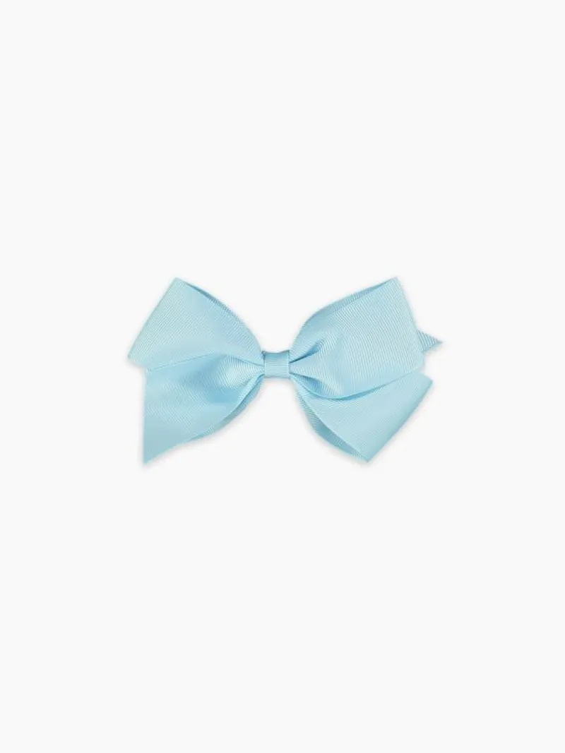 La Coqueta View All | Hair Accessories^Baby Blue Big Bow Girl Clip