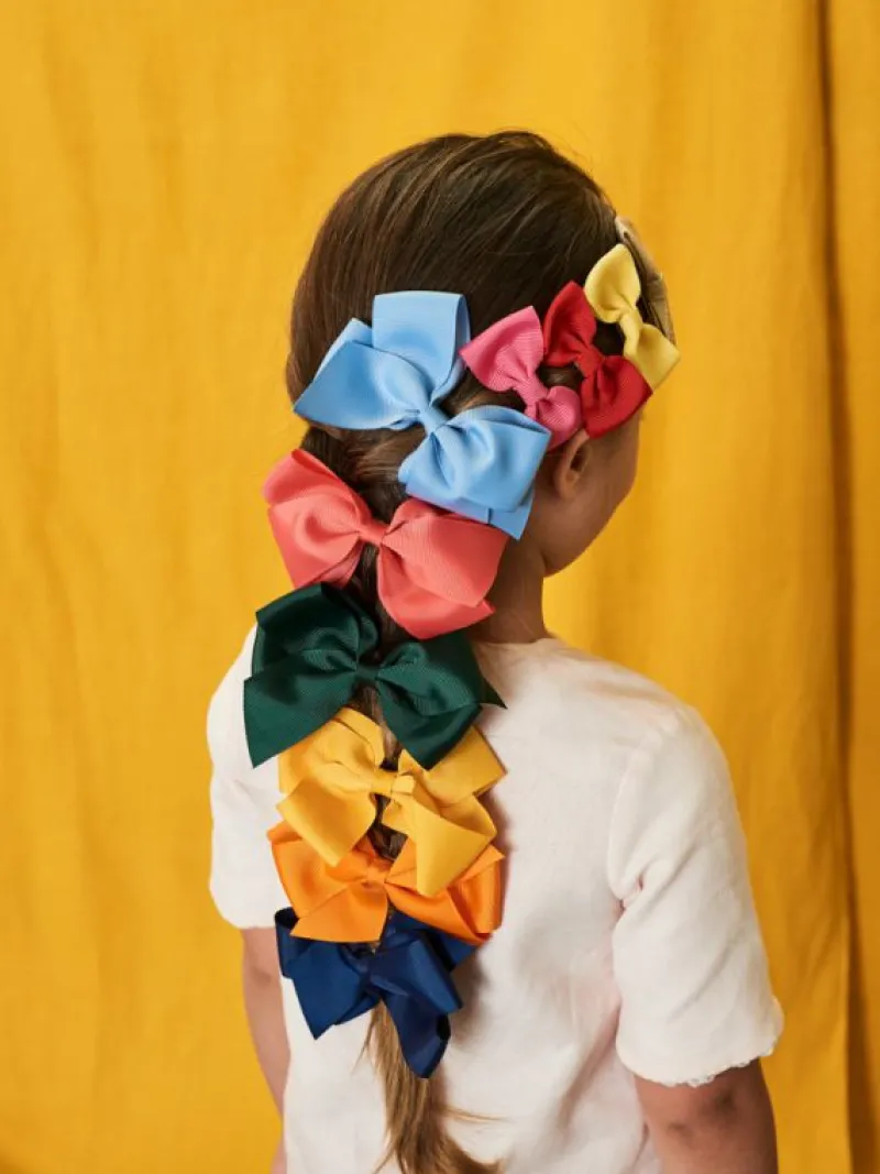 La Coqueta View All | Hair Accessories^Baby Blue Big Bow Girl Clip