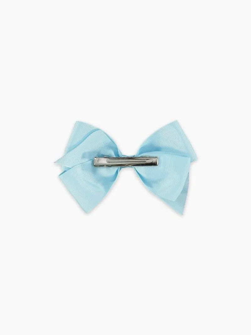 La Coqueta View All | Hair Accessories^Baby Blue Big Bow Girl Clip
