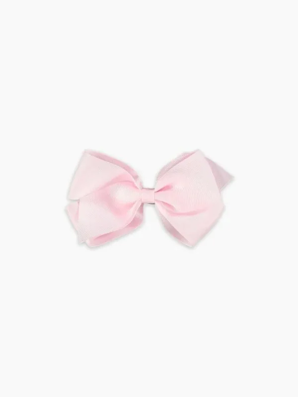 La Coqueta View All | Hair Accessories^Baby Pink Big Bow Girl Clip
