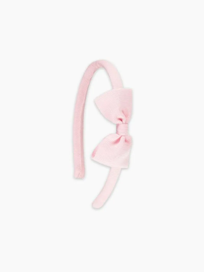 La Coqueta View All | Hair Accessories^Baby Pink Small Bow Girl Headband