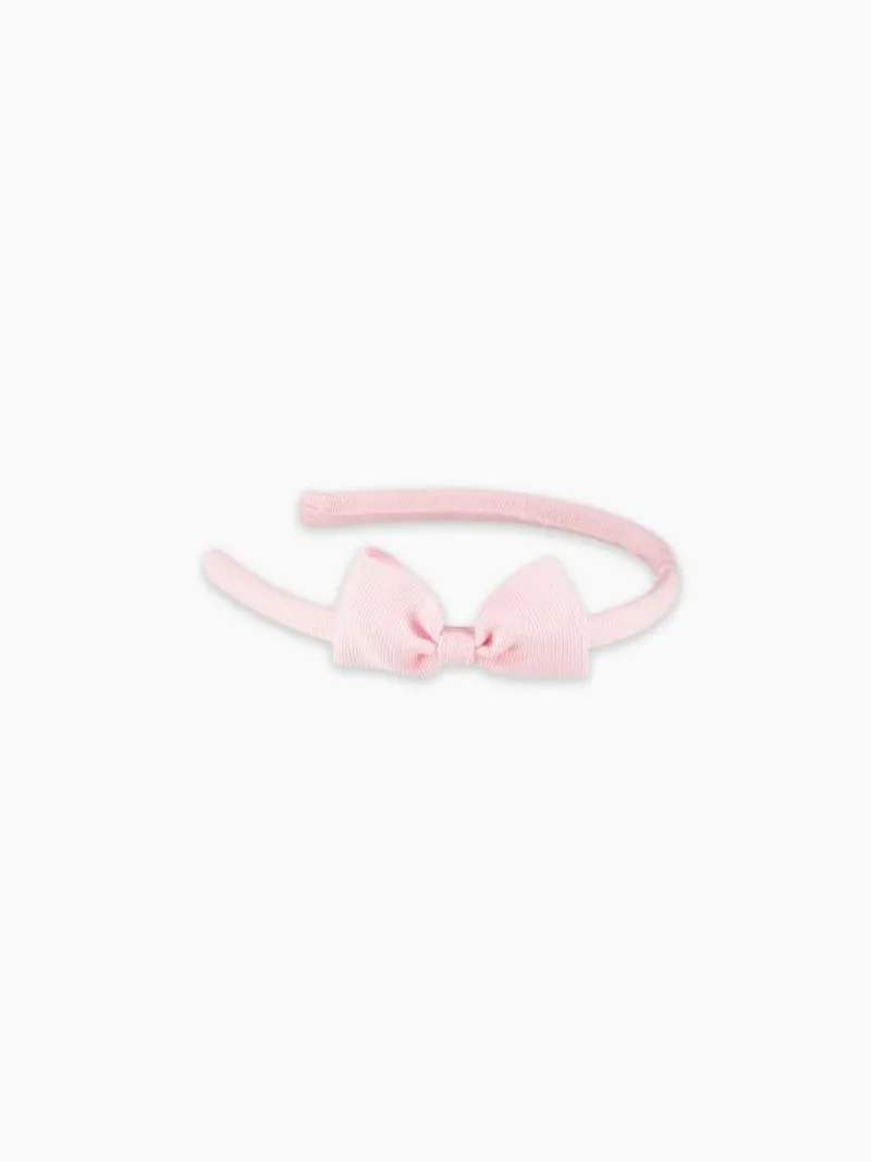 La Coqueta View All | Hair Accessories^Baby Pink Small Bow Girl Headband