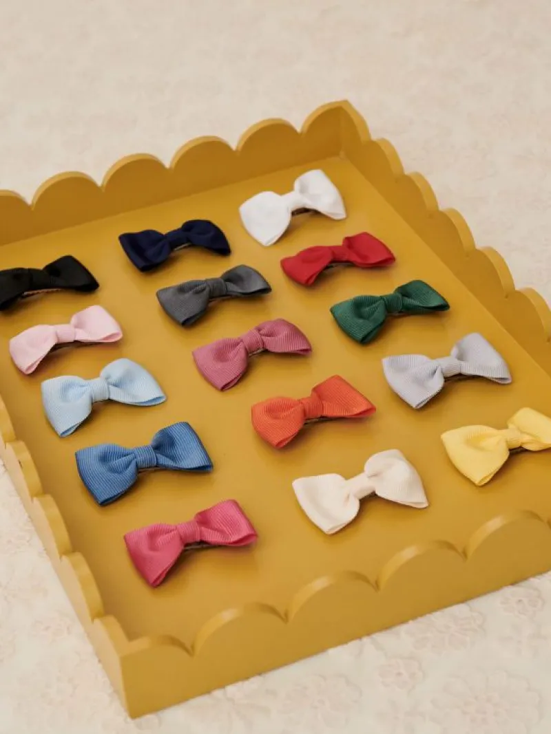 La Coqueta View All | Hair Accessories^Baby Pink Small Bow Girl Clip