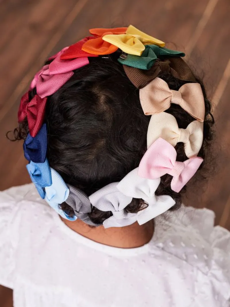 La Coqueta View All | Hair Accessories^Baby Pink Small Bow Girl Clip