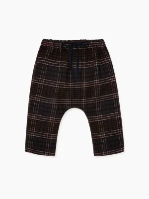 La Coqueta View All | Shorts & Pants^Beige Check Alex Baby Pants