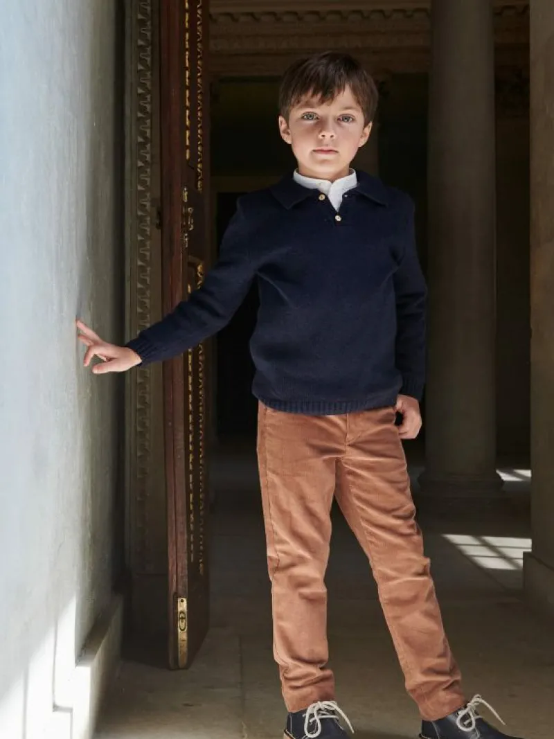 La Coqueta Pants, Jeans & Shorts^Biscuit Reinaldo Boy Corduroy Pants