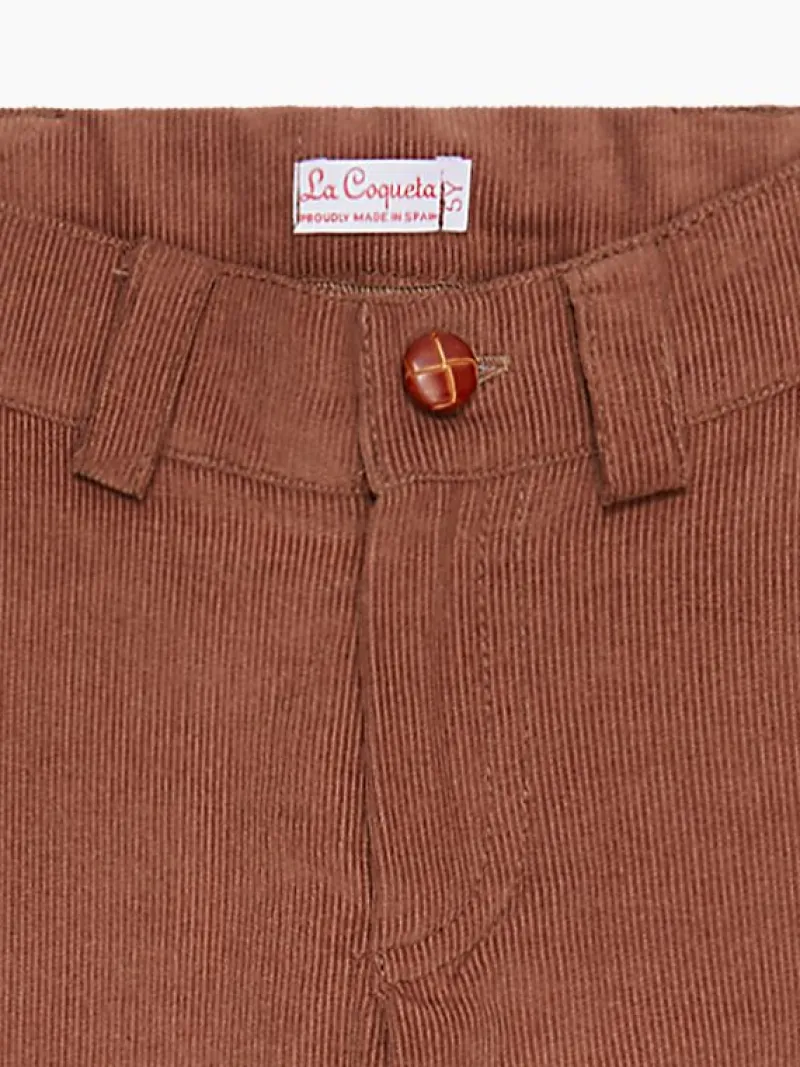 La Coqueta Pants, Jeans & Shorts^Biscuit Reinaldo Boy Corduroy Pants