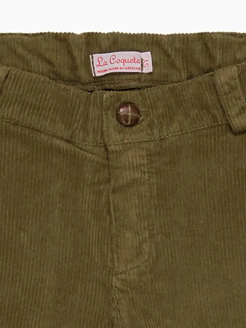 La Coqueta Pants, Jeans & Shorts^Biscuit Reinaldo Corduroy Boy Pants