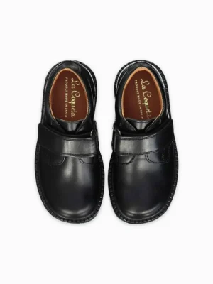 La Coqueta Boys Shoes/Boys Shoes | Boys School Shoes^Black Leather Boy Classic School Shoes