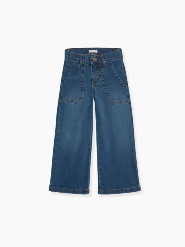 La Coqueta Pants, Jeans & Jumpsuits^Blue Denim Enola Girl Wide Leg Jeans