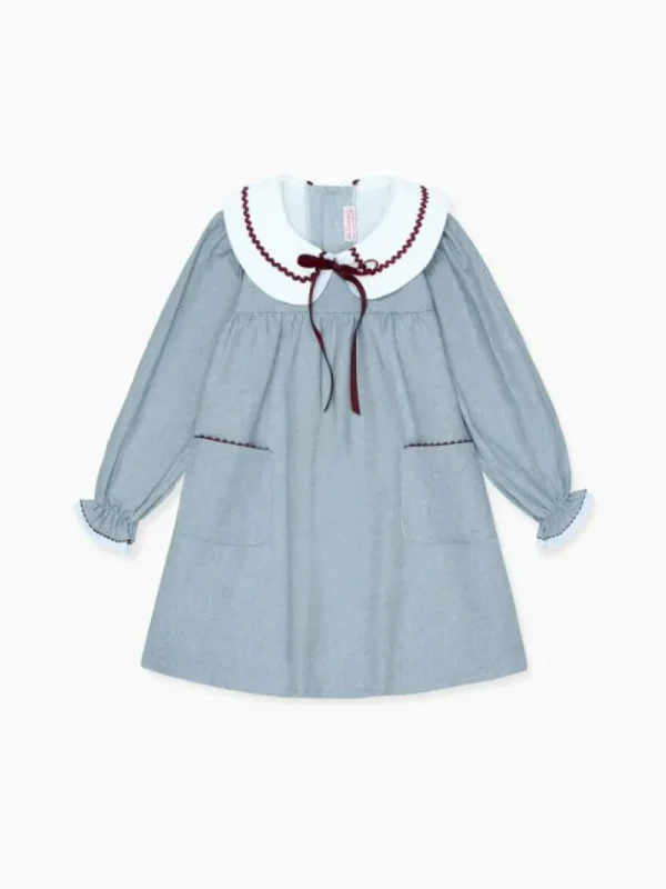 La Coqueta Dresses^Blue Iris Girl Empire Dress