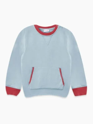 La Coqueta View All | Shirts & Tops^Blue Saina Baby Sweatshirt