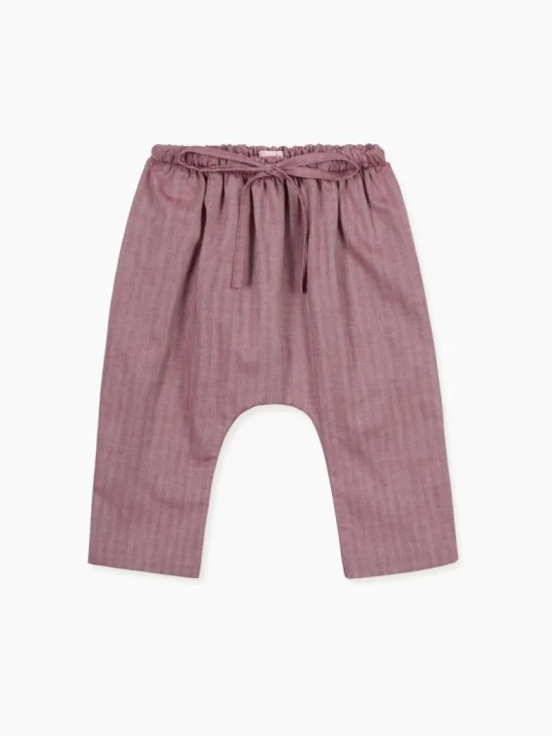 La Coqueta View All | Shorts & Pants^Burgundy Alex Baby Pants