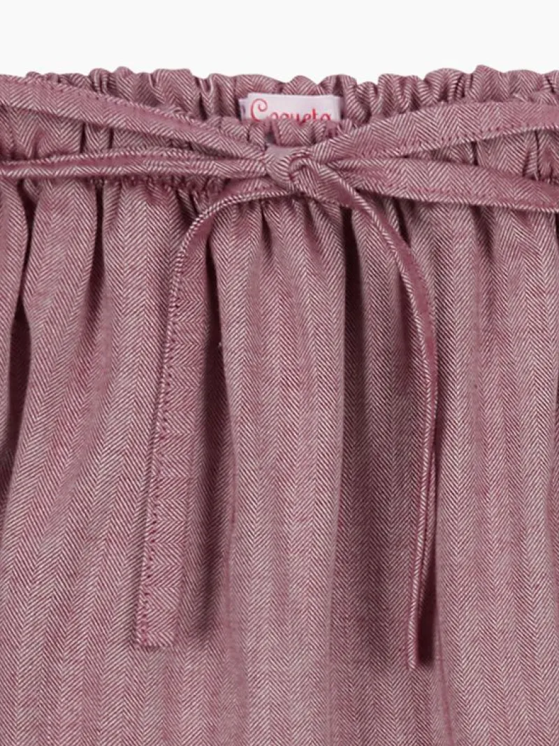 La Coqueta View All | Shorts & Pants^Burgundy Alex Baby Pants
