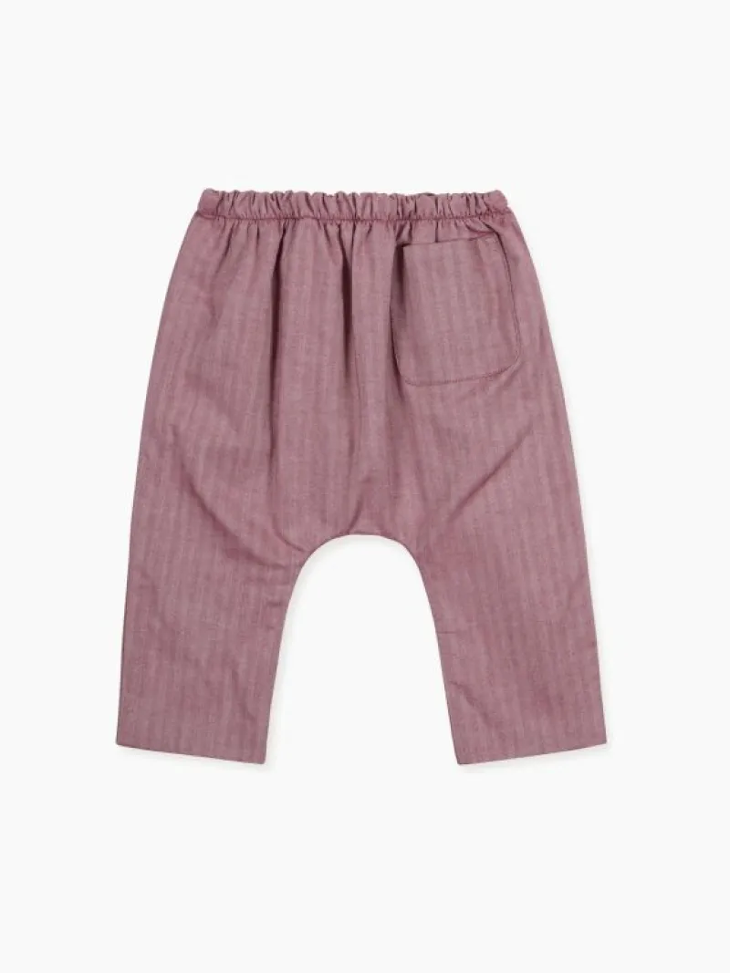La Coqueta View All | Shorts & Pants^Burgundy Alex Baby Pants