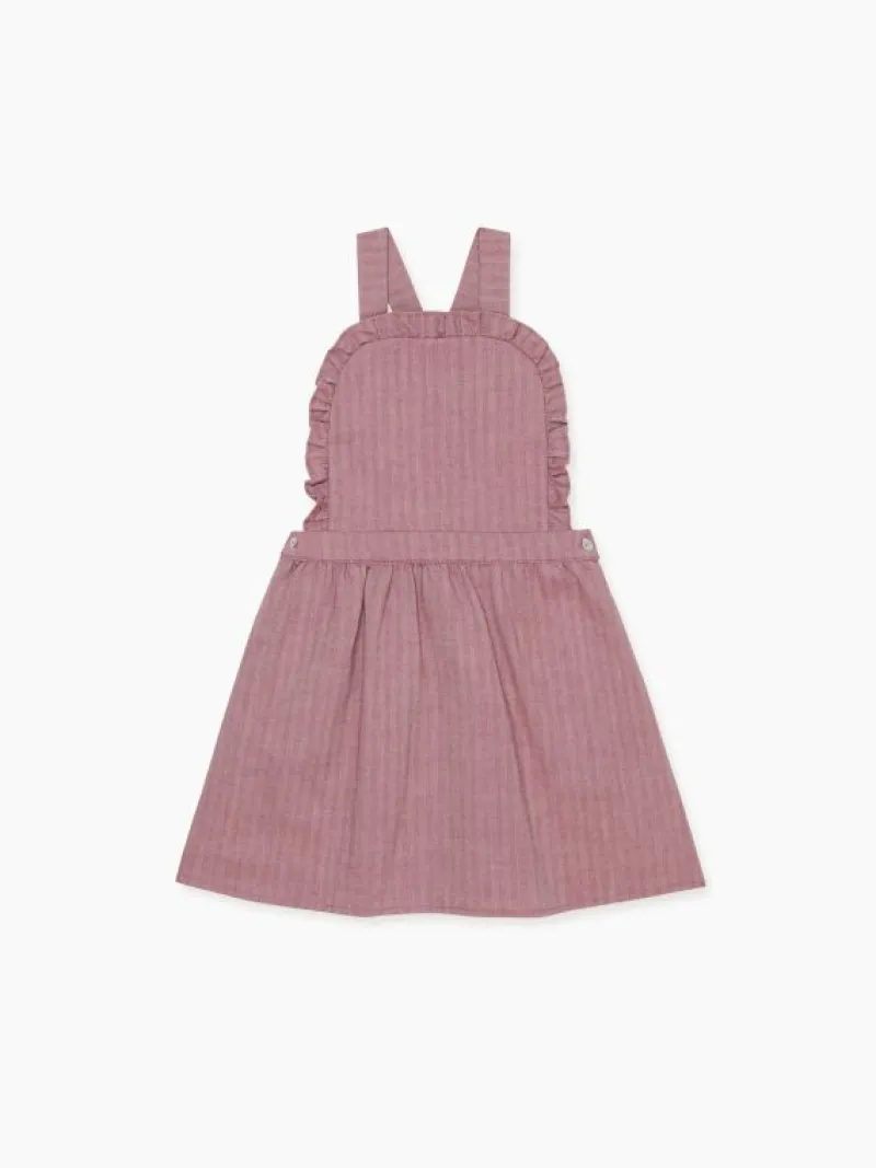 La Coqueta Skirts, Shorts & Culottes^Burgundy Alexa Girl Pinafore Skirt
