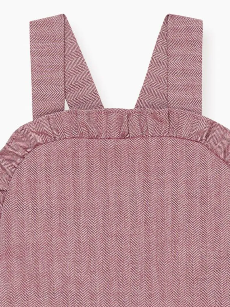 La Coqueta Skirts, Shorts & Culottes^Burgundy Alexa Girl Pinafore Skirt