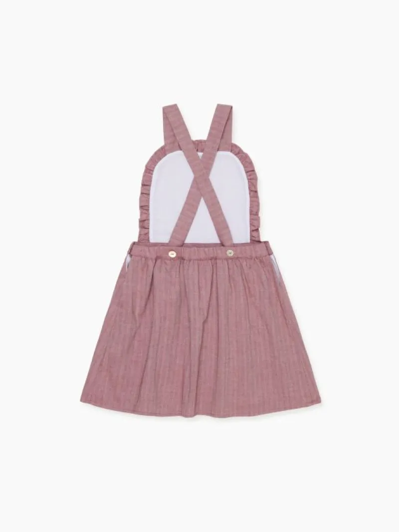 La Coqueta Skirts, Shorts & Culottes^Burgundy Alexa Girl Pinafore Skirt
