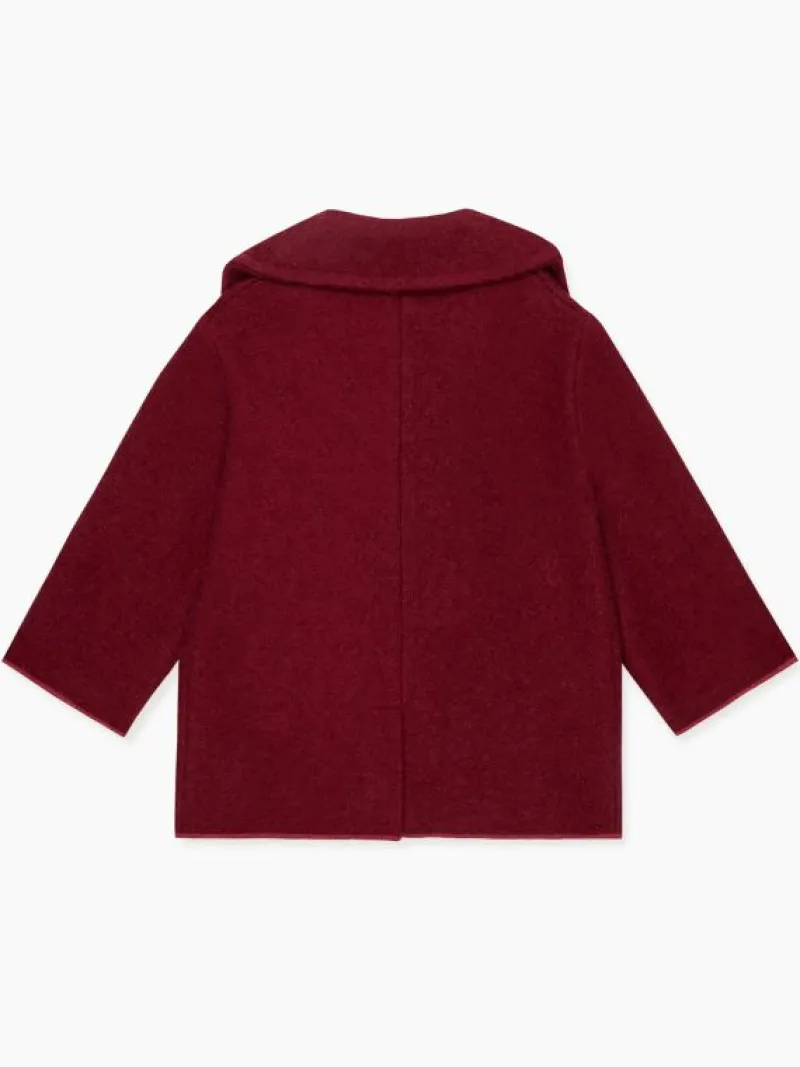La Coqueta Coats & Jackets^Burgundy Austria Wool Boy Jacket