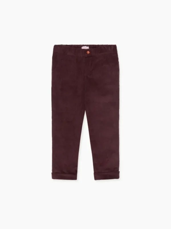 La Coqueta Pants, Jeans & Shorts^Burgundy Benito Boy Pants