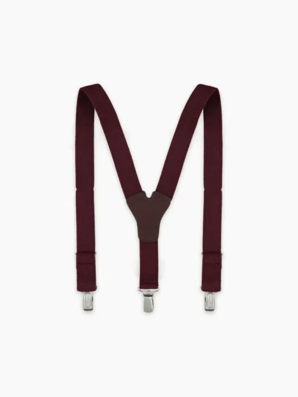 La Coqueta View All | Belts & Braces^Burgundy Boy Brace