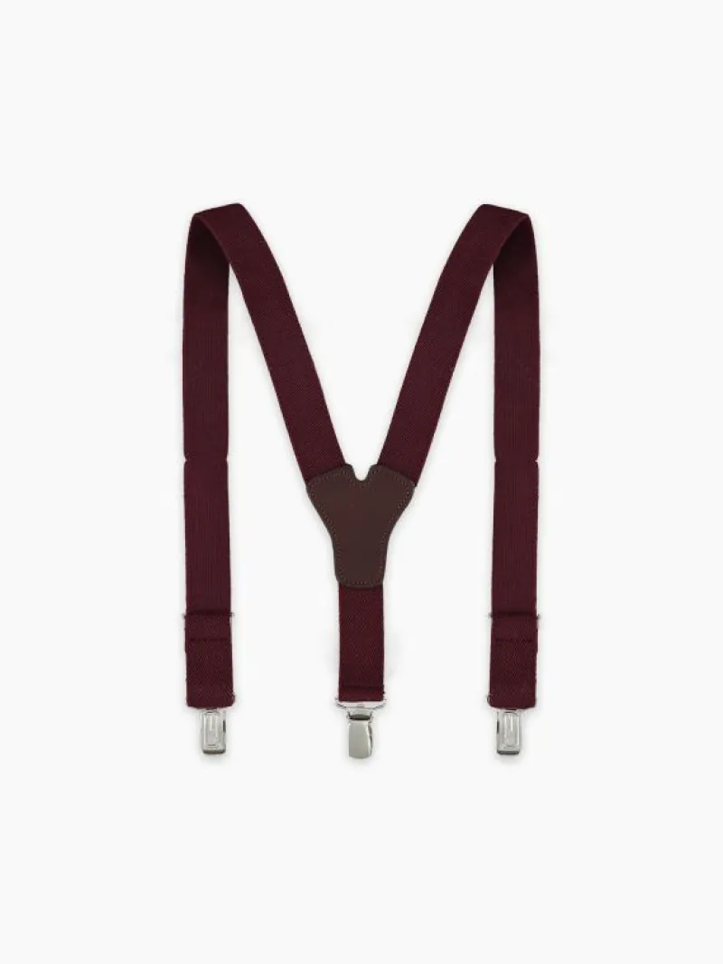 La Coqueta View All | Belts & Braces^Burgundy Boy Brace