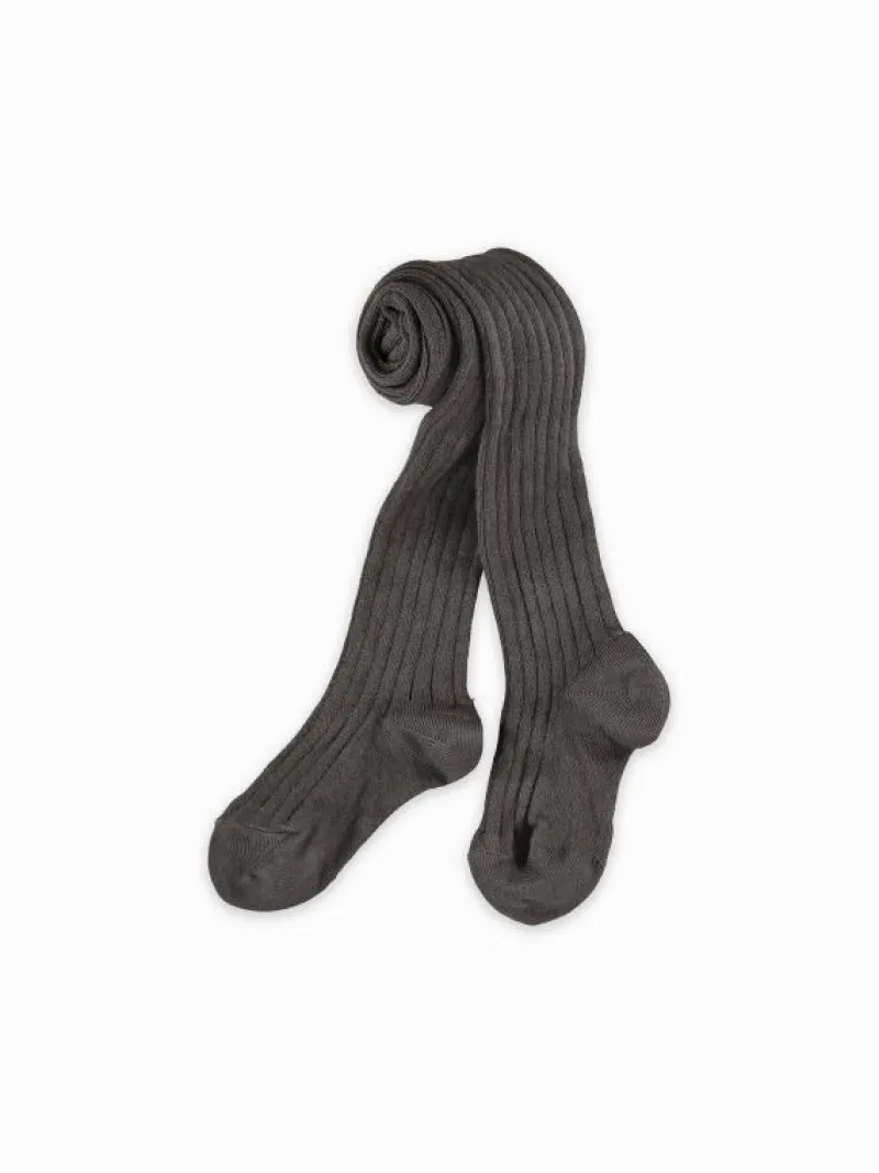 La Coqueta View All | Socks & Tights^Burgundy Mix Ribbed Kids Tights Set