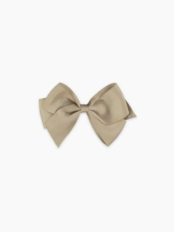 La Coqueta View All | Hair Accessories^Camel Big Bow Girl Clip