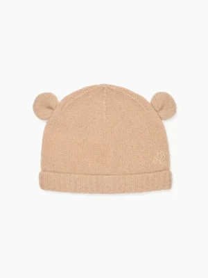 La Coqueta Accessories | Knitted Clothes & Accessories^Camel Melange Gloria Cashmere Baby Hat