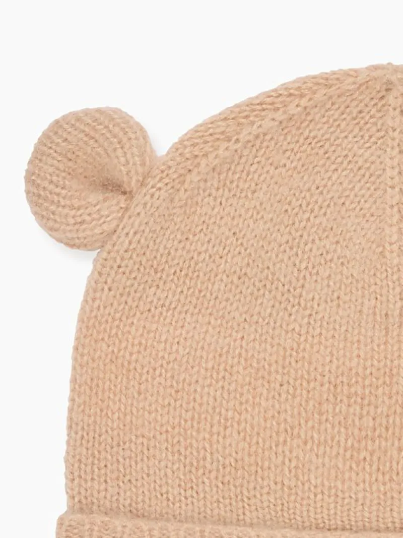 La Coqueta Accessories | Knitted Clothes & Accessories^Camel Melange Gloria Cashmere Baby Hat
