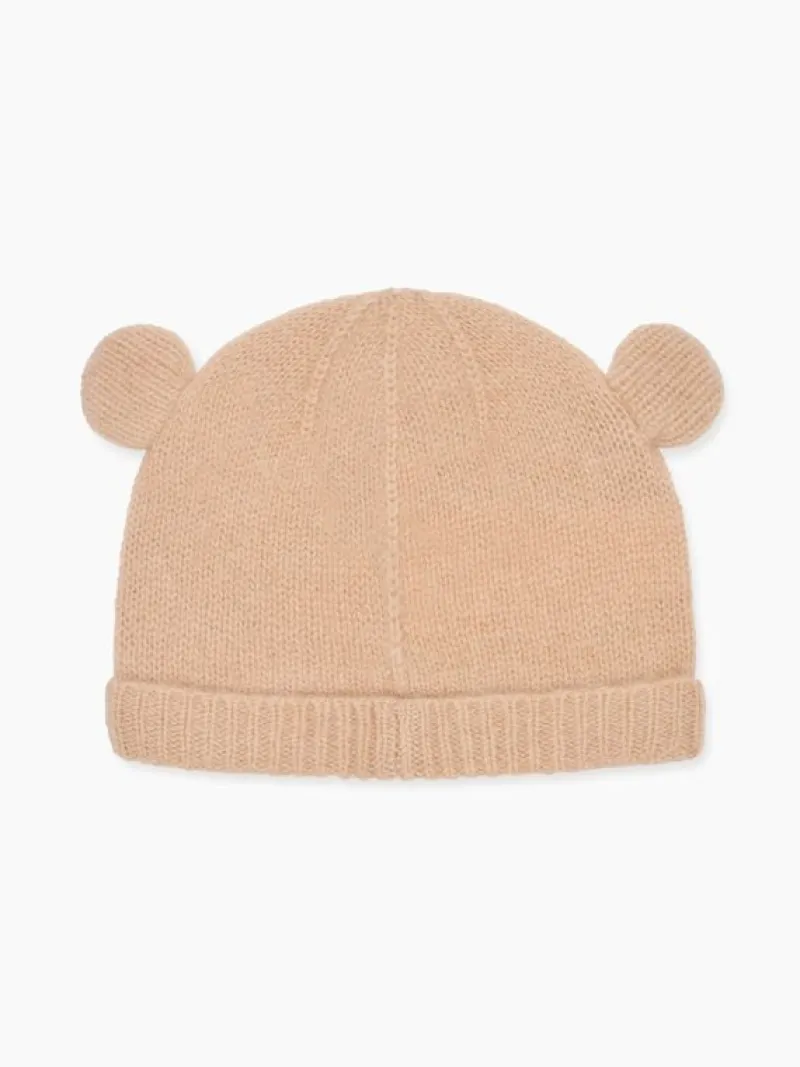 La Coqueta Accessories | Knitted Clothes & Accessories^Camel Melange Gloria Cashmere Baby Hat