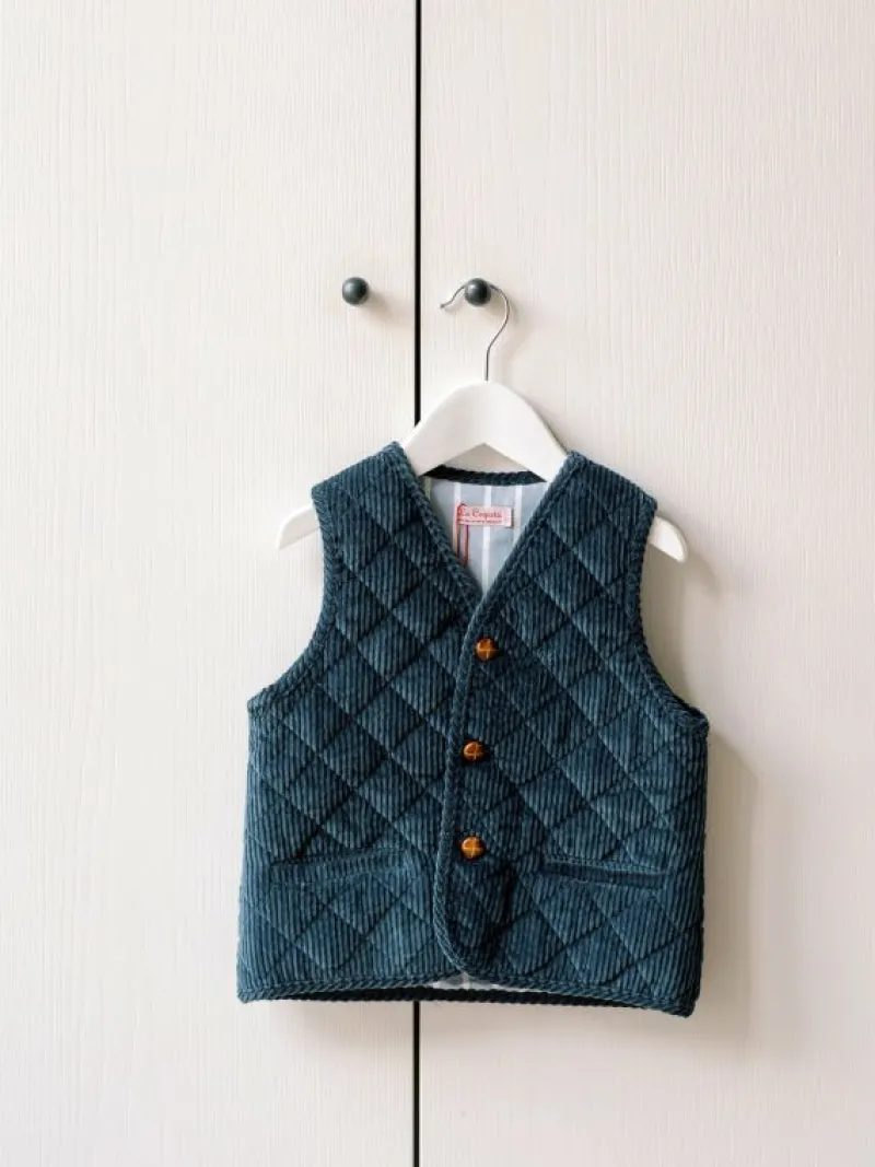 La Coqueta Coats & Jackets | Coats & Jackets^Dark Blue Caza Kids Sleeveless Jacket