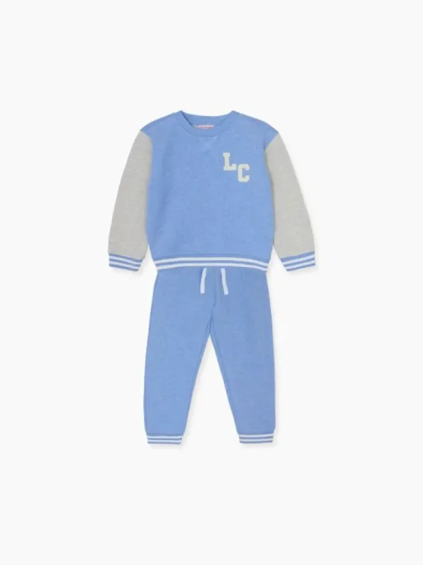 La Coqueta Shirts & Tops | Shirts & Tops^Dusty Blue Pernille Kids Tracksuit