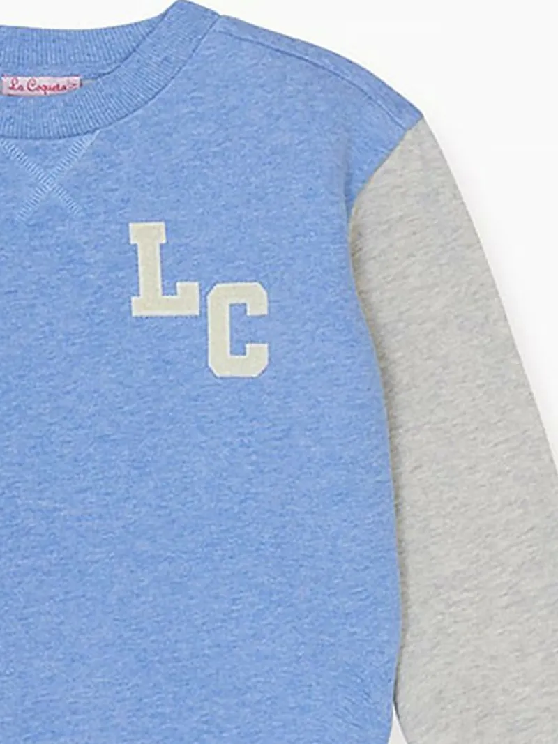 La Coqueta Shirts & Tops | Shirts & Tops^Dusty Blue Pernille Kids Tracksuit