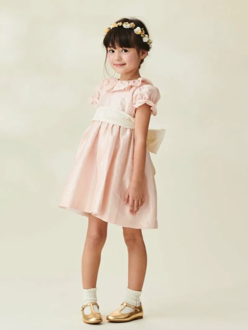 La Coqueta Dresses^Dusty Pink Azalea Ceremony Girl Silk Dress