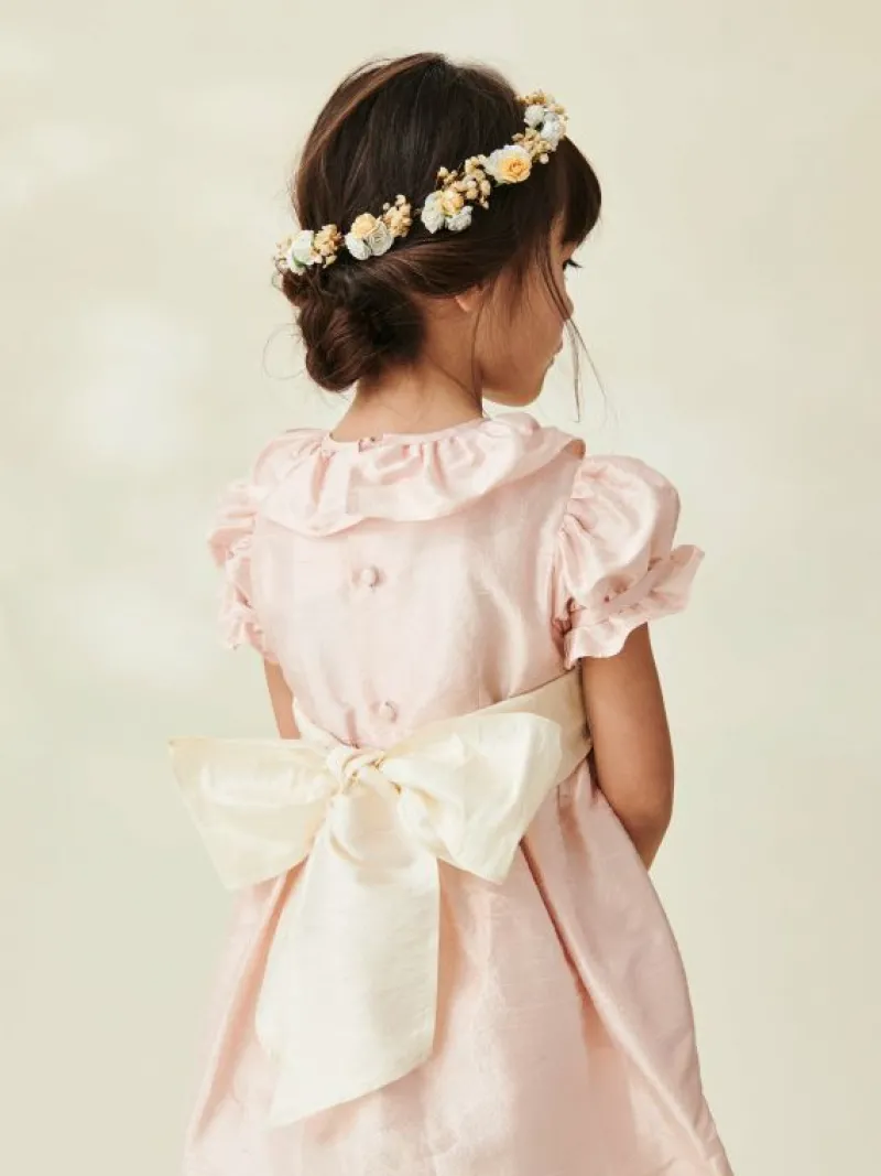La Coqueta Dresses^Dusty Pink Azalea Ceremony Girl Silk Dress