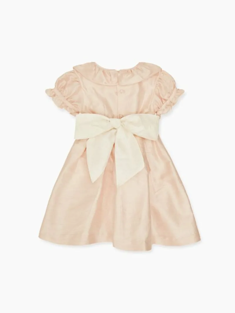 La Coqueta Dresses^Dusty Pink Azalea Ceremony Girl Silk Dress