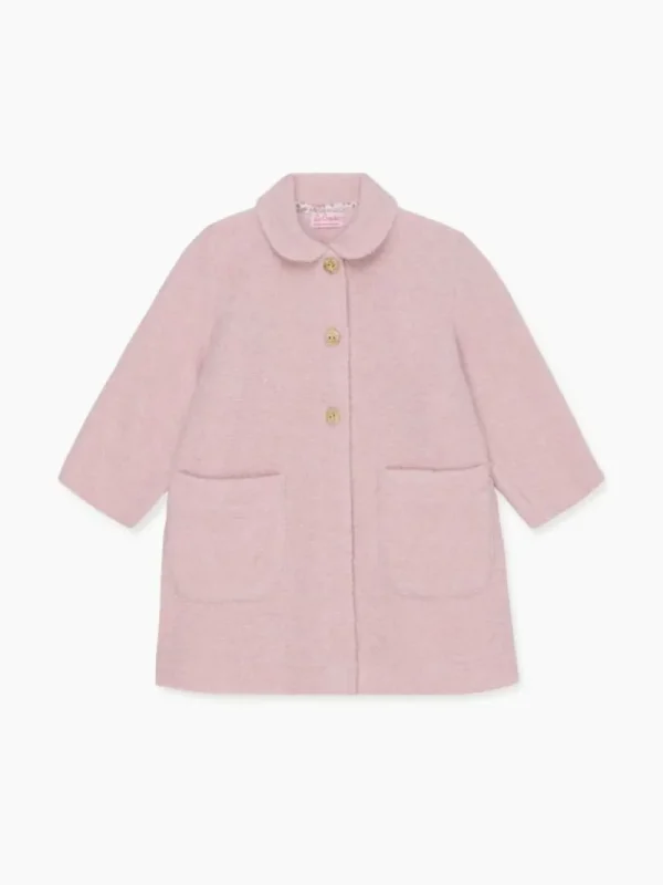 La Coqueta Coats & Jackets^Dusty Pink Henrietta Girl Coat