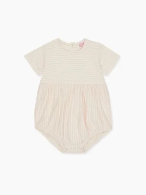 La Coqueta View All | Playsuits, Rompers & Overalls^Dusty Pink Stripe Joanna Baby Girl Romper