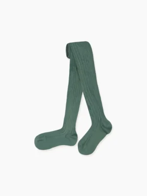 La Coqueta View All | Socks & Tights^Fern Ribbed Kids Tights