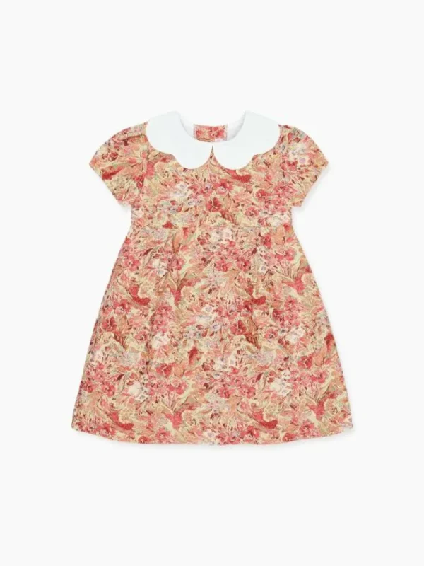 La Coqueta Dresses^Green Floral Arabella Girl Dress