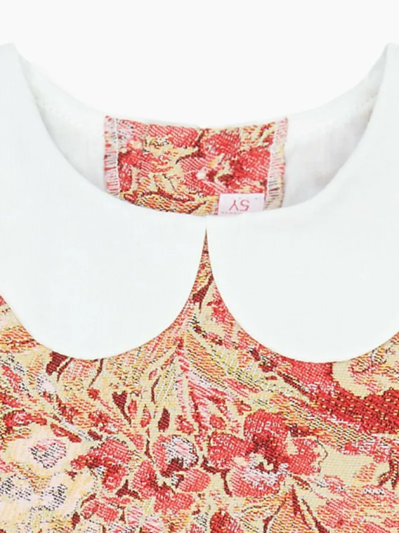La Coqueta Dresses^Green Floral Arabella Girl Dress