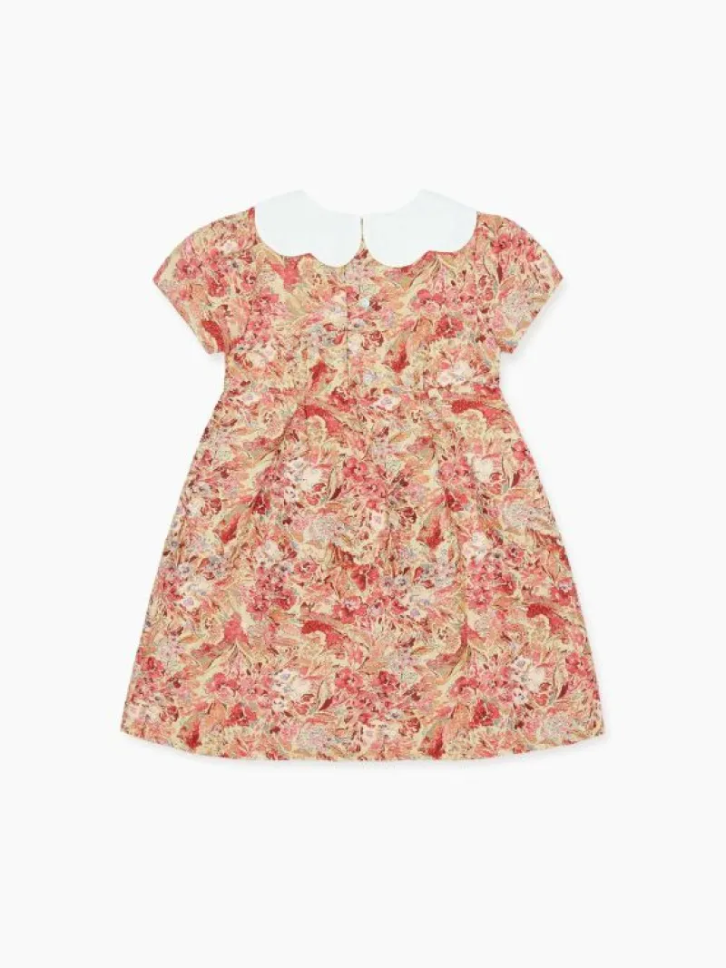 La Coqueta Dresses^Green Floral Arabella Girl Dress