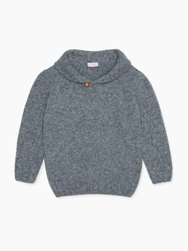 La Coqueta Jumpers & Cardigans^Grey Goyo Merino Boy Sweater