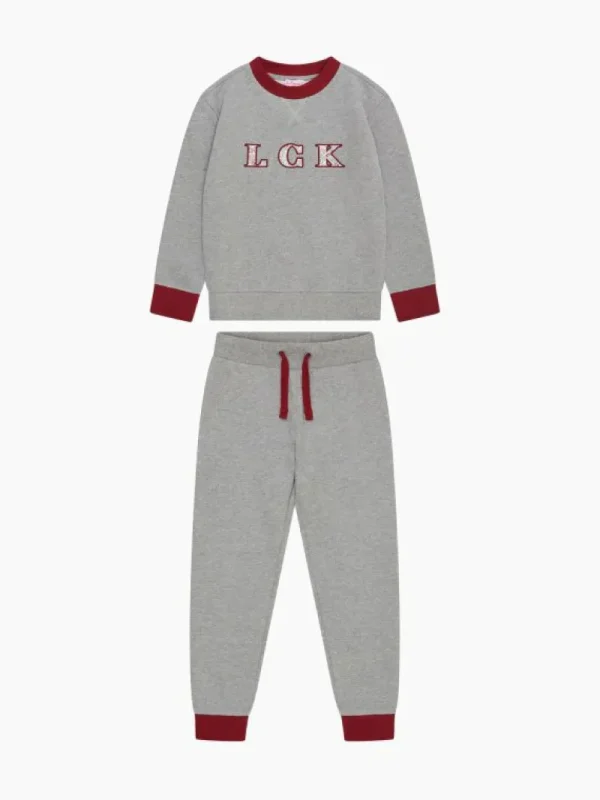 La Coqueta Pants, Jeans & Jumpsuits | Shirts & Tops^Grey Melange Pernille Girl Tracksuit