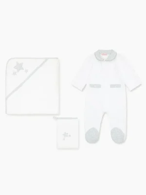 La Coqueta Sleepsuits & Bodysuits | View All^Grey Stripe Bath And Bedtime