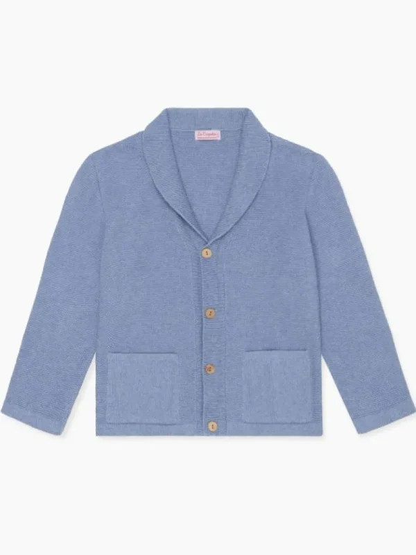 La Coqueta Jumpers & Cardigans^Indigo Selvas Cotton Boy Cardigan