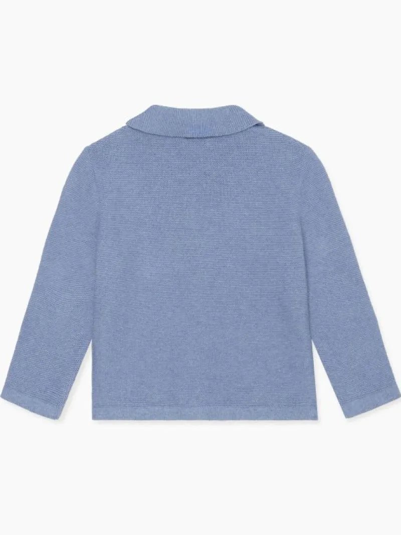 La Coqueta Jumpers & Cardigans^Indigo Selvas Cotton Boy Cardigan