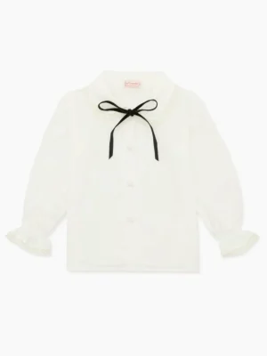 La Coqueta View All | Shirts & Tops^Ivory Betty Baby Shirt