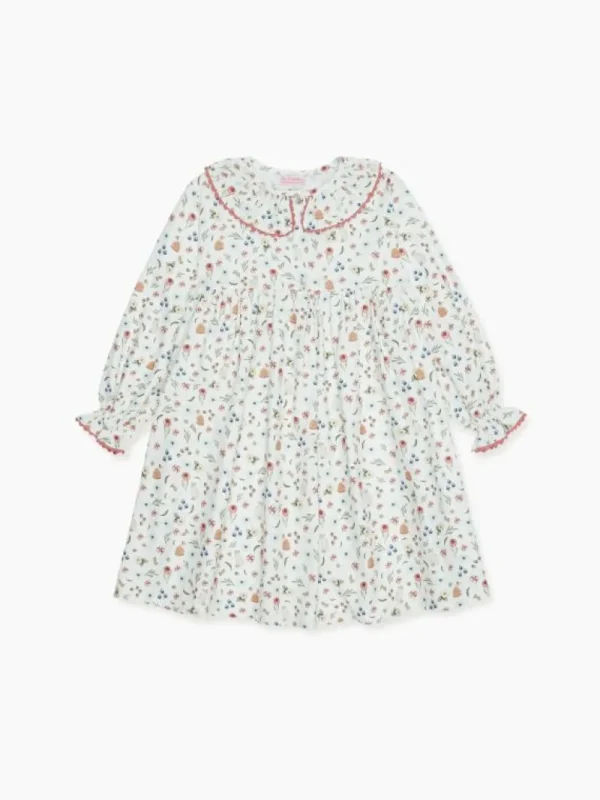 La Coqueta Pyjamas^Ivory Floral Clia Girl Nightgown